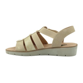 Sandales Aloeloe super confortables brun jaune 2