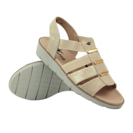 Sandales Aloeloe super confortables brun jaune 3