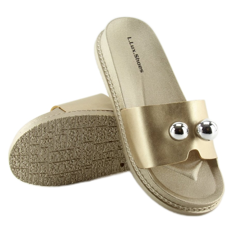 Babouches dorées pour femme 1897 Gold 2