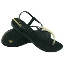 Ipanema 82283 tongs or noir le noir jaune 3