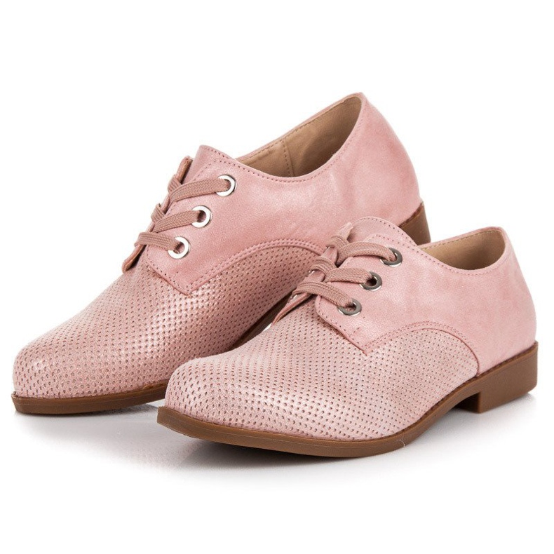 Renda Chaussures à lacets élégantes rose 2 Renda Chaussures à lacets élégantes rose 2