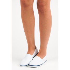 Mckeylor slipony textile blanc blanche 4