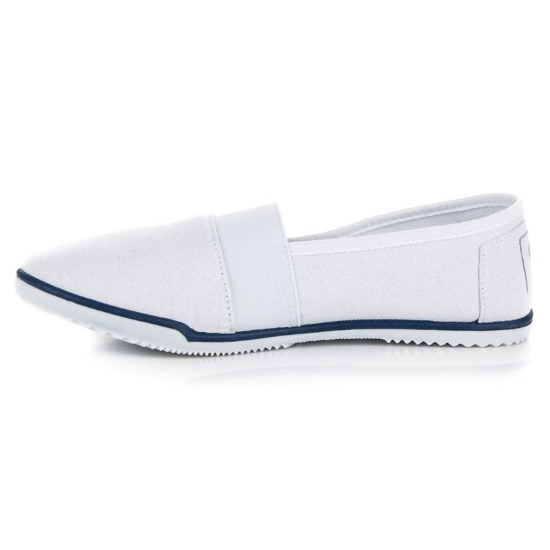 Mckeylor slipony textile blanc blanche 1