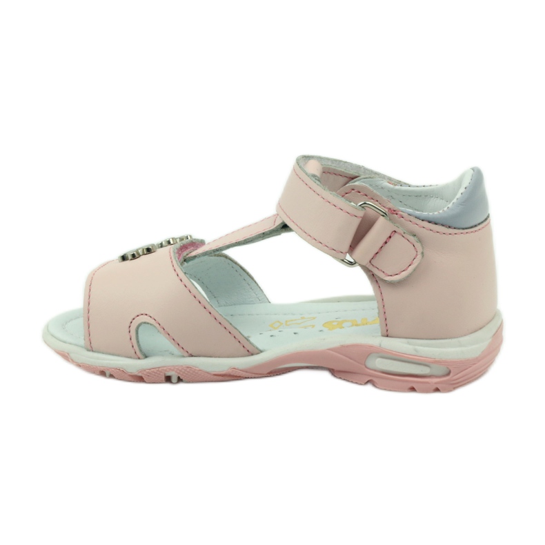 Sandales avec Velcro Bartuś 138 rose gris 2 Sandales avec Velcro Bartuś 138 rose gris 2