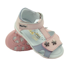 Sandales avec Velcro Bartuś 138 rose gris 3 Sandales avec Velcro Bartuś 138 rose gris 3