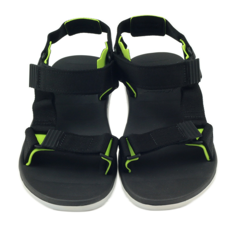 Rider 82137 sandales imperméables pour hommes le noir vert 4 Rider 82137 sandales imperméables pour hommes le noir vert 4
