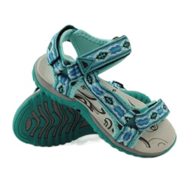 American Club Sandales avec empiècement en cuir américain 5268 multicolore 3 American Club Sandales avec empiècement en cuir américain 5268 multicolore 3