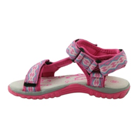 American Club Sandales avec empiècement en cuir américain 5268 violet rose 2