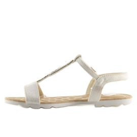 Sandales blanches pour femme 769 blanc 4