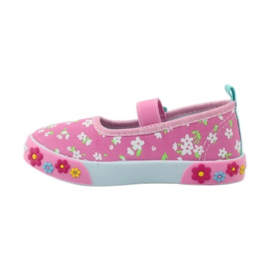 American Club Baskets à semelle intérieure en cuir américain vert jaune rose 3