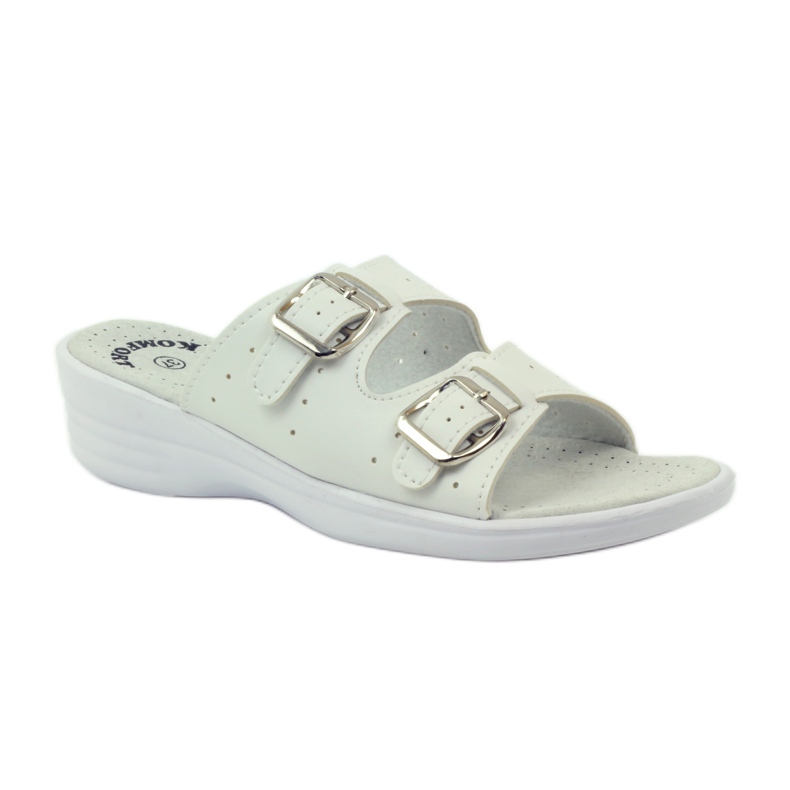 American Club Chaussons médicaux confortables américains 3/2018 blanc 2