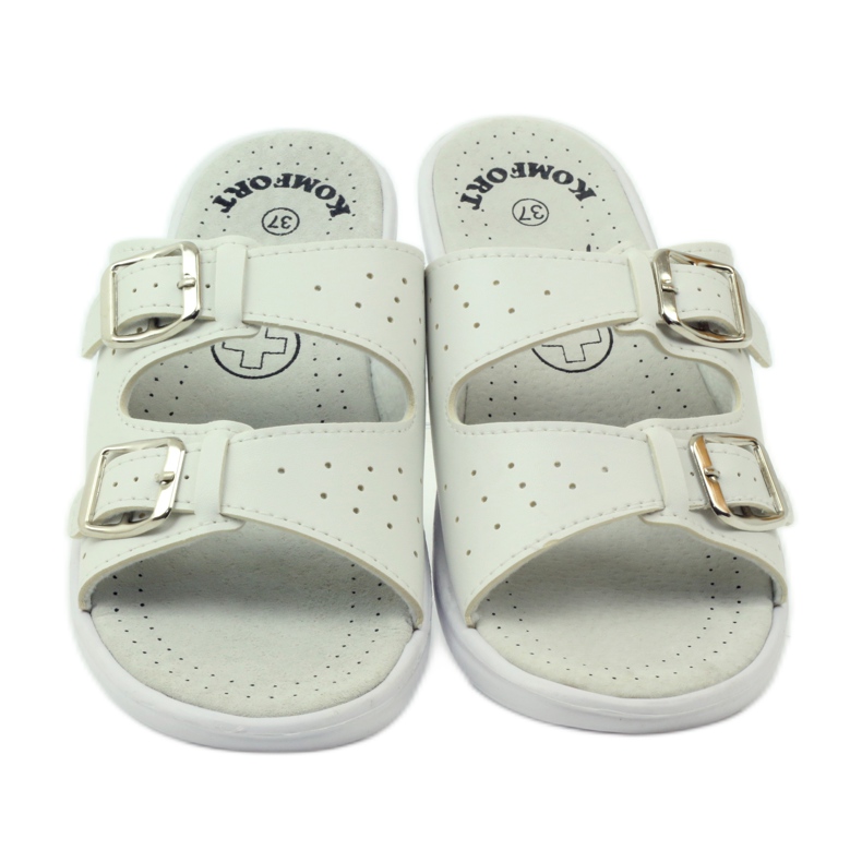 American Club Chaussons médicaux confortables américains 3/2018 blanc 5