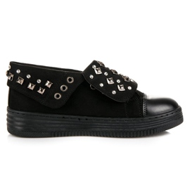 Baskets Rock en daim le noir 3