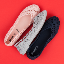 Seastar Ballerines en dentelle grise 2 Seastar Ballerines en dentelle grise 2