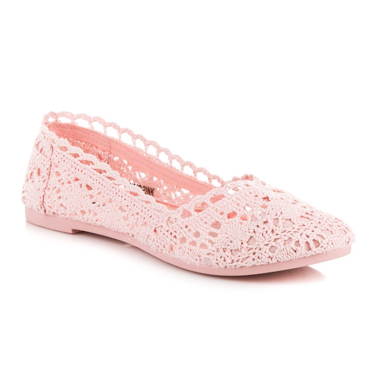 Seastar Ballerines en dentelle rose 2 Seastar Ballerines en dentelle rose 2