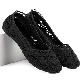 Seastar Ballerines en dentelle noire 2