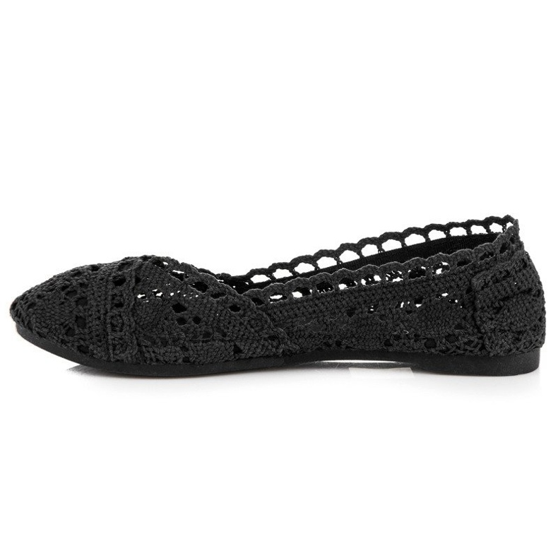 Seastar Ballerines en dentelle noire 1