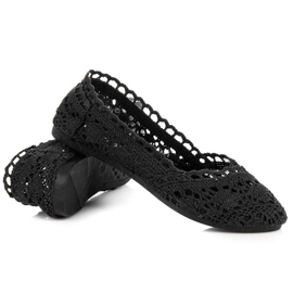 Seastar Ballerines en dentelle noire 4