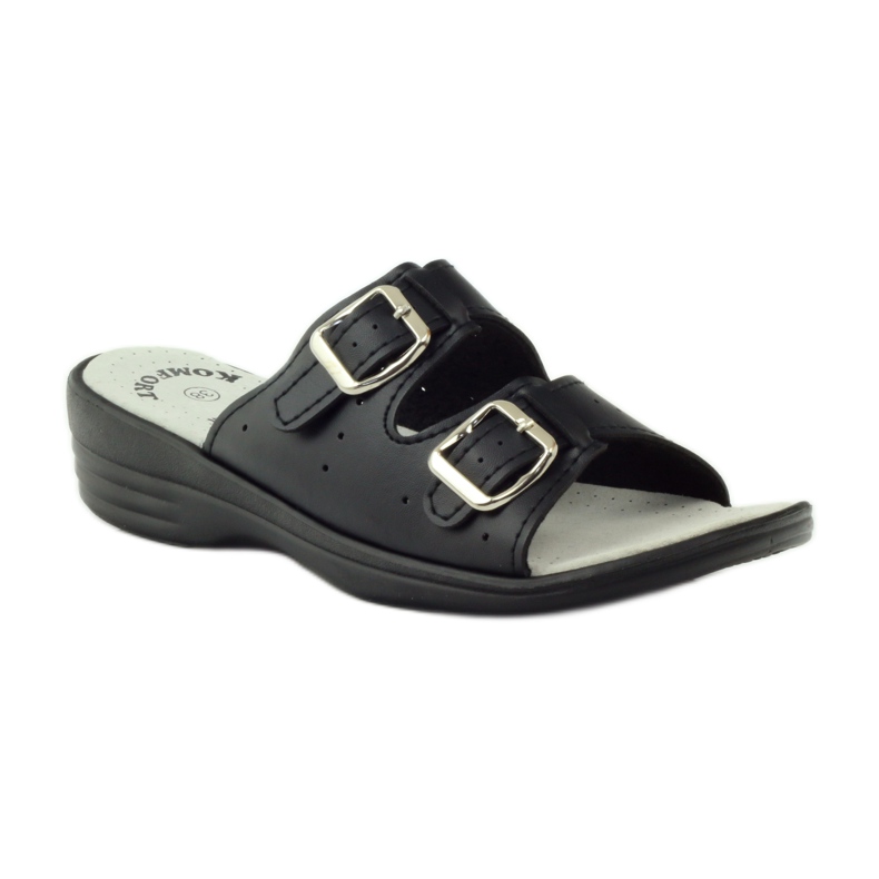 American Club Chaussons médicaux confortables américains 2/2018 le noir 1