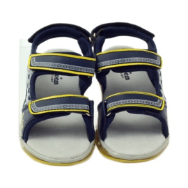 American Club Sandales lumineuses en cuir américain bleu marine 4