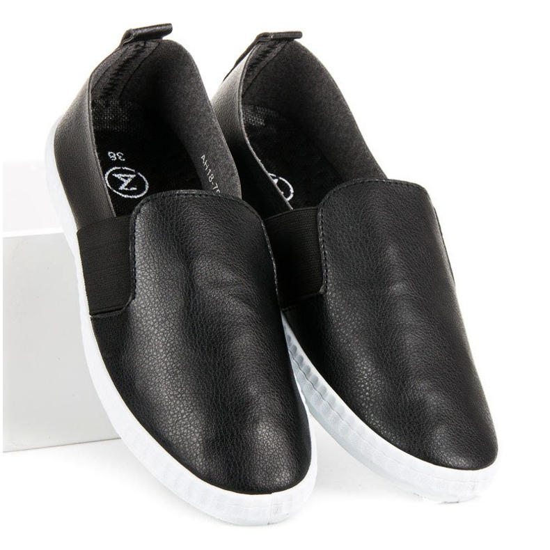 Slipons MCKEYLOR noirs le noir 1