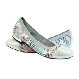 Ballerines femme élastique Gamis 1402 gris multicolore 3 Ballerines femme élastique Gamis 1402 gris multicolore 3