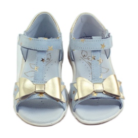 Sandales étoiles avec un noeud Ren But 3199 jaune bleu 4