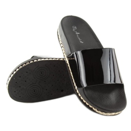 Chaussons noirs femme N-29 noir 2