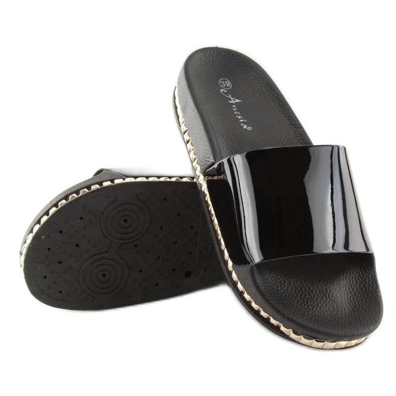 Chaussons noirs femme N-29 noir le noir 2