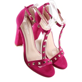 Sandales sur le poteau fuchsia A03 fuchsia rose 5