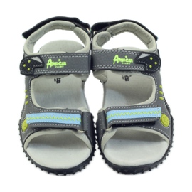 American Club Insert en cuir américain 1718 gris bleu le noir 4