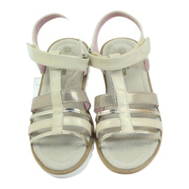 Sandales pour enfants American Club 16903 beige 4