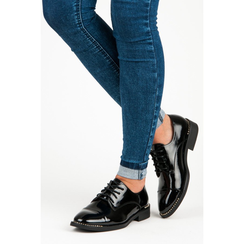 Primavera Chaussures laquées femme le noir 2 Primavera Chaussures laquées femme le noir 2