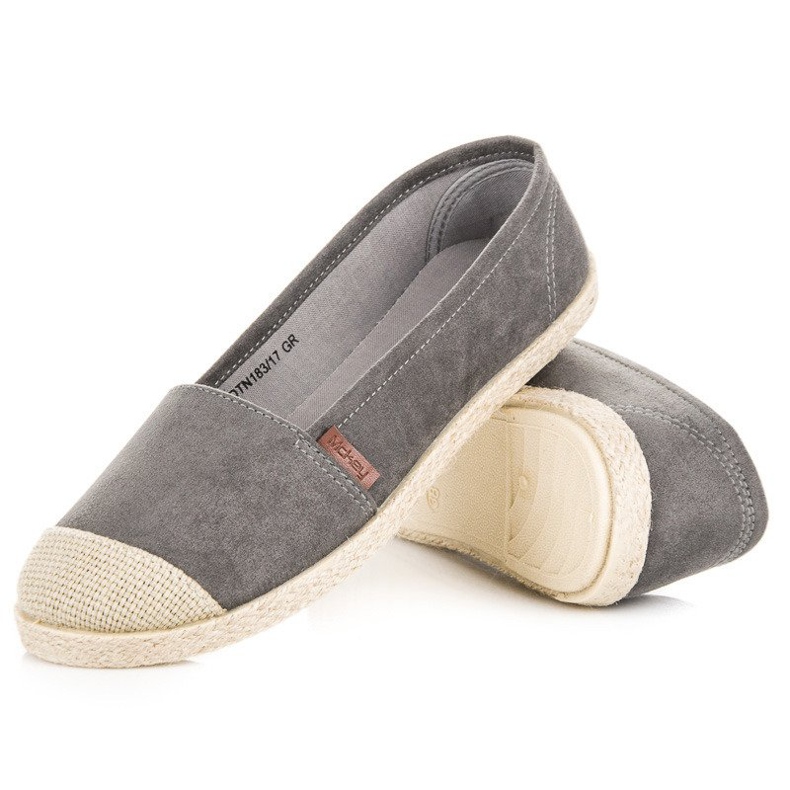 McKey Espadrilles en daim gris 2
