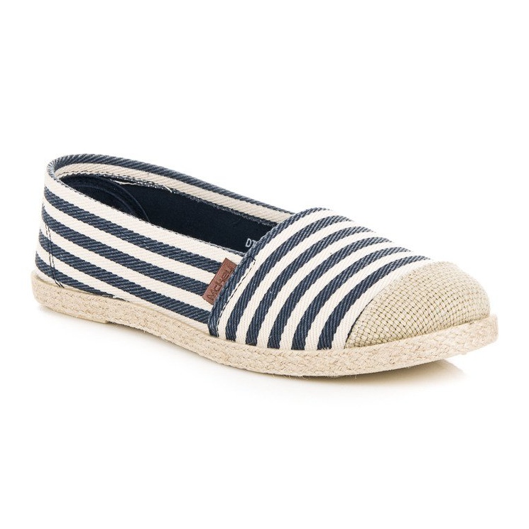 McKey Espadrilles côtelées bleu 1