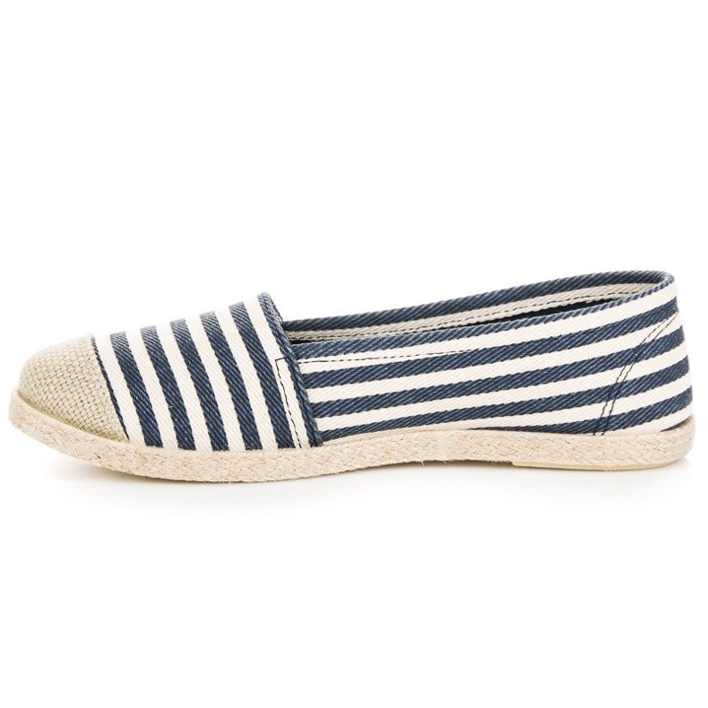 McKey Espadrilles côtelées bleu 2