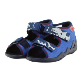 Befado chaussures enfants pantoufles sandales 250p069 bleu marin bleu 3