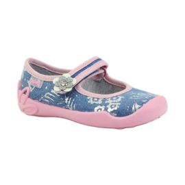 Befado chaussures pour enfants ballerines chaussons 114x280 rose gris bleu 1
