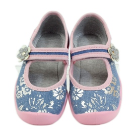 Befado chaussures pour enfants ballerines chaussons 114x280 rose gris bleu 4