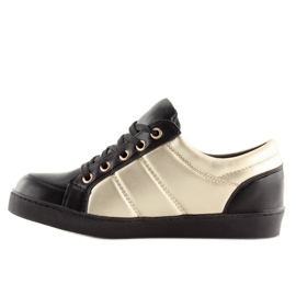 Chanelki sneakers Y612 Noir noir et or le noir 2