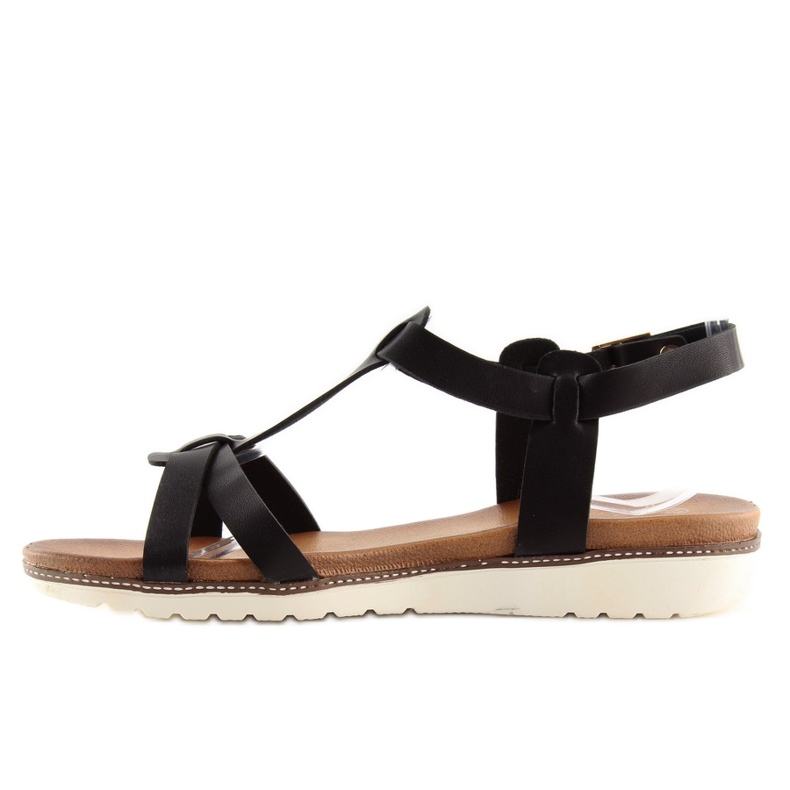 Sandales noires pour femmes C1822 noir 2