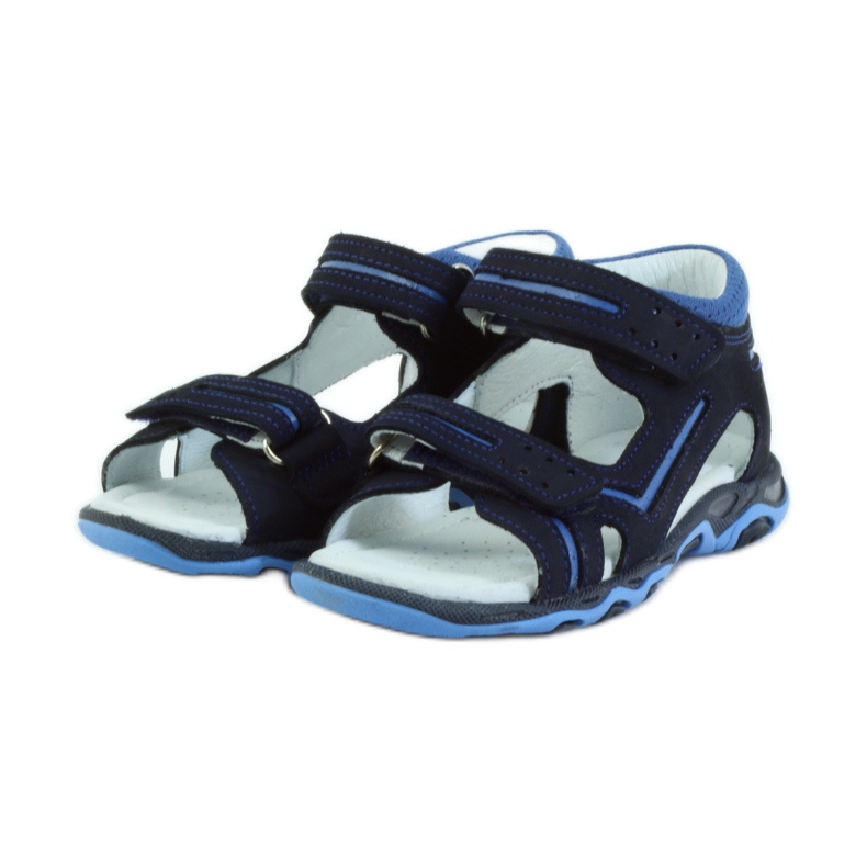 Sandales velcro Bartek 31825 bleu marine 3