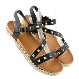 Sandales noires pour femmes WSJ-51 noir le noir 6
