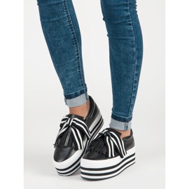 Baskets vices à la mode noir 1