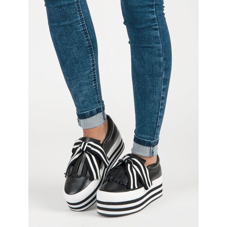 Baskets vices à la mode le noir 1