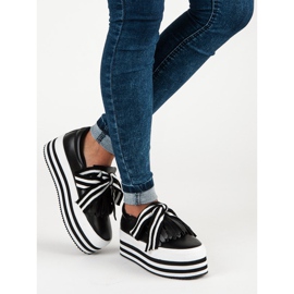 Baskets vices à la mode noir 2