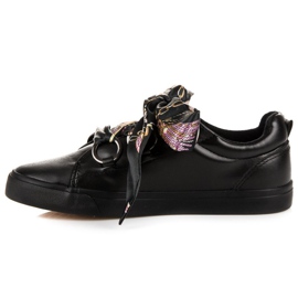 Baskets nouées VICES noires le noir 3