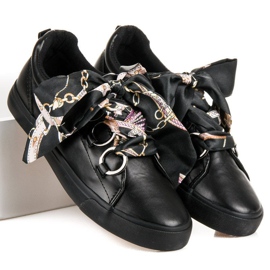 Baskets nouées VICES noires le noir 5