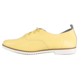 Chaussures mazaro en cuir jaune 5