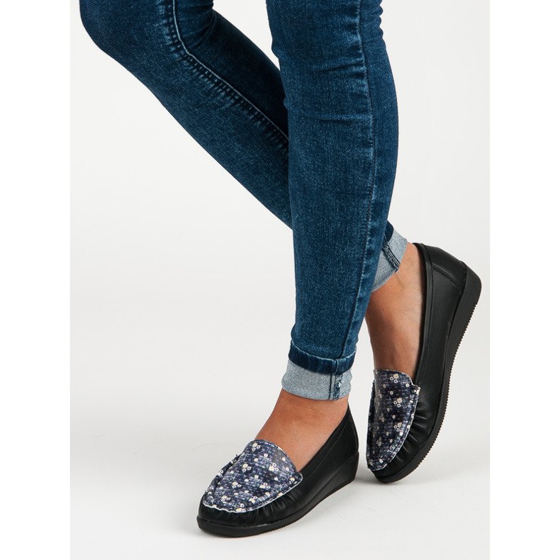 Tullo Mocassins noirs 1